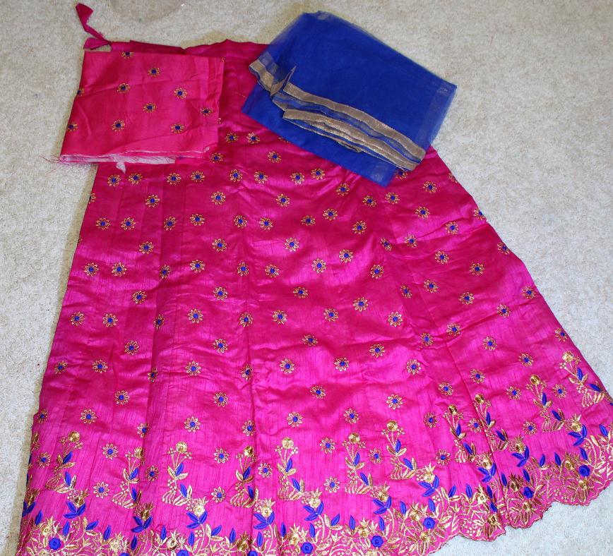 pink colour ka lacha